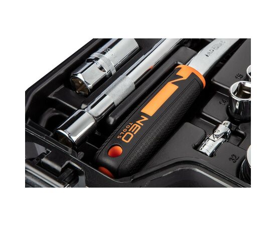 Набор инструментов Neo Tools 82шт, 1/2", 1/4", CrV, кейс (10-059), изображение 8 Набор инструментов Neo Tools 82шт, 1/2", 1/4", CrV, кейс (10-059), изображение 8