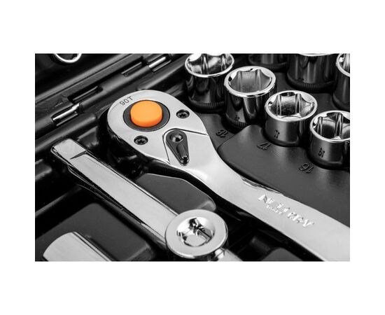 Набор инструментов Neo Tools 82шт, 1/2", 1/4", CrV, кейс (10-059), изображение 9 Набор инструментов Neo Tools 82шт, 1/2", 1/4", CrV, кейс (10-059), изображение 9