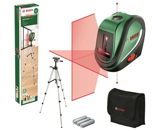 Лазерний нівелір Bosch UniversalLevel2 (Set), до 10м, 0.5мм/м, 0.45кг (0.603.663.803), зображення 4 Лазерний нівелір Bosch UniversalLevel2 (Set), до 10м, 0.5мм/м, 0.45кг (0.603.663.803), зображення 4
