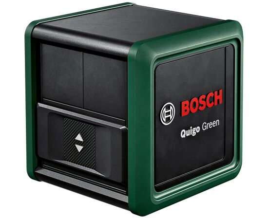 Лазерний нівелір Bosch Quigo Green, до 12м, 0.6мм/м, 1.098кг (0.603.663.C04), зображення 4 Лазерний нівелір Bosch Quigo Green, до 12м, 0.6мм/м, 1.098кг (0.603.663.C04), зображення 4