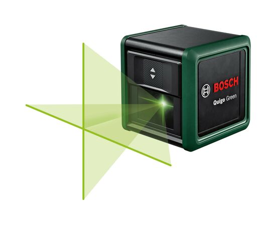 Лазерний нівелір Bosch Quigo Green, до 12м, 0.6мм/м, 1.098кг (0.603.663.C04), зображення 5 Лазерний нівелір Bosch Quigo Green, до 12м, 0.6мм/м, 1.098кг (0.603.663.C04), зображення 5