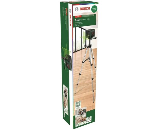 Лазерний нівелір Bosch Quigo Green, до 12м, 0.6мм/м, 1.098кг (0.603.663.C04), зображення 7 Лазерний нівелір Bosch Quigo Green, до 12м, 0.6мм/м, 1.098кг (0.603.663.C04), зображення 7