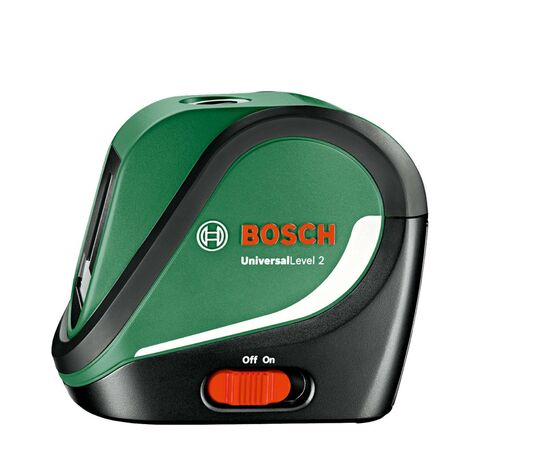 Лазерний нівелір Bosch UniversalLevel2, до 10м, 0.5мм/м, 0.46кг (0.603.663.802), зображення 2 Лазерний нівелір Bosch UniversalLevel2, до 10м, 0.5мм/м, 0.46кг (0.603.663.802), зображення 2