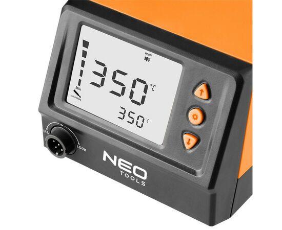 Паяльна станція Neo Tools SL1, 60Вт, 180-450°С, дисплей, ESD захист (19-200), зображення 4 Паяльна станція Neo Tools SL1, 60Вт, 180-450°С, дисплей, ESD захист (19-200), зображення 4