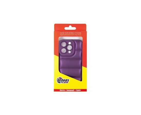 Чехол для мобильного телефона Dengos iPhone 14 Pro Case + Glass (Purple) (DG-KM-80), изображение 3 Чехол для мобильного телефона Dengos iPhone 14 Pro Case + Glass (Purple) (DG-KM-80), изображение 3