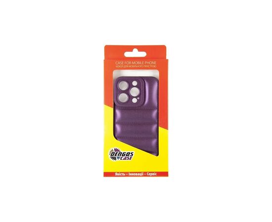 Чехол для мобильного телефона Dengos iPhone 15 Pro Case + Glass (Purple) (DG-KM-81), изображение 3 Чехол для мобильного телефона Dengos iPhone 15 Pro Case + Glass (Purple) (DG-KM-81), изображение 3