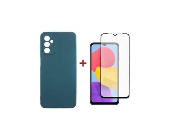 Чохол до мобільного телефона Dengos Samsung Galaxy M13 Case + Glass (Green) (DG-KM-73)