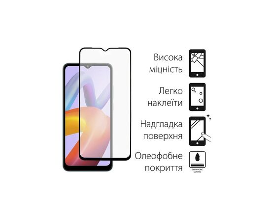 Чехол для мобильного телефона Dengos Xiaomi Redmi A2 Case + Glass (Mint) (DG-KM-82), изображение 4