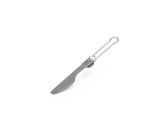 Нож Naturehike NH19C001-J титановий сірий з мішечком (6927595734780)