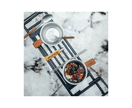 Чашка туристическая Naturehike NH21SJ002 з дерев'яною ручкою нержавіюча сталь (6927595785751), изображение 3 Чашка туристическая Naturehike NH21SJ002 з дерев'яною ручкою нержавіюча сталь (6927595785751), изображение 3