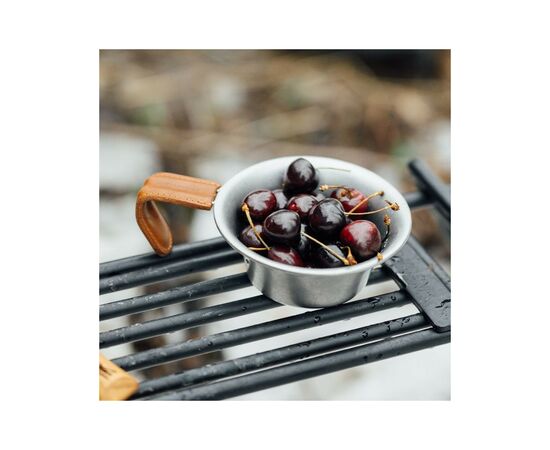 Чашка туристическая Naturehike NH21SJ002 з дерев'яною ручкою нержавіюча сталь (6927595785751), изображение 6 Чашка туристическая Naturehike NH21SJ002 з дерев'яною ручкою нержавіюча сталь (6927595785751), изображение 6