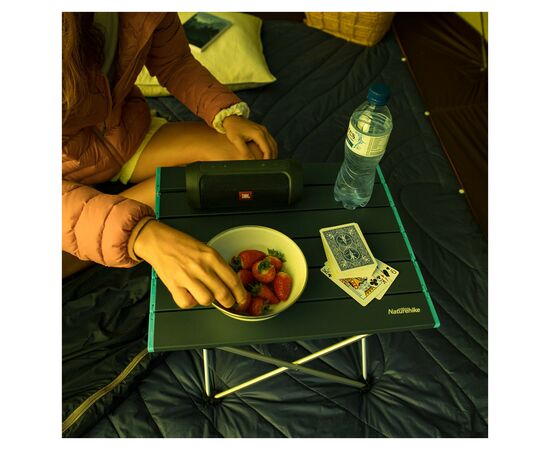 Туристичний стіл Naturehike NH19Z008-Z, алюміній, Розмір S, чорний (6927595737309), зображення 9 Туристичний стіл Naturehike NH19Z008-Z, алюміній, Розмір S, чорний (6927595737309), зображення 9