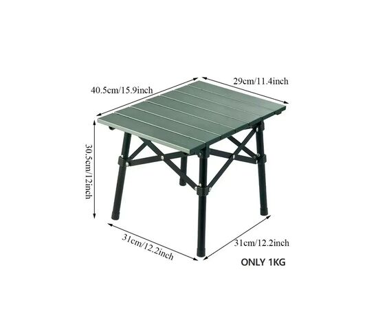 Туристичний стіл Naturehike CNH22JU050 алюміній світло-коричневий (6975641885320), зображення 5 Туристичний стіл Naturehike CNH22JU050 алюміній світло-коричневий (6975641885320), зображення 5