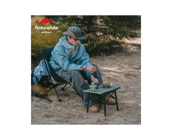 Туристический стол Naturehike CNH22JU050 алюміній темно-зелений (6975641885368), изображение 7 Туристический стол Naturehike CNH22JU050 алюміній темно-зелений (6975641885368), изображение 7