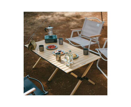 Туристичний стіл Naturehike CNK2300JU010 розмір M алюміній бежевий (6976023926945), зображення 3 Туристичний стіл Naturehike CNK2300JU010 розмір M алюміній бежевий (6976023926945), зображення 3