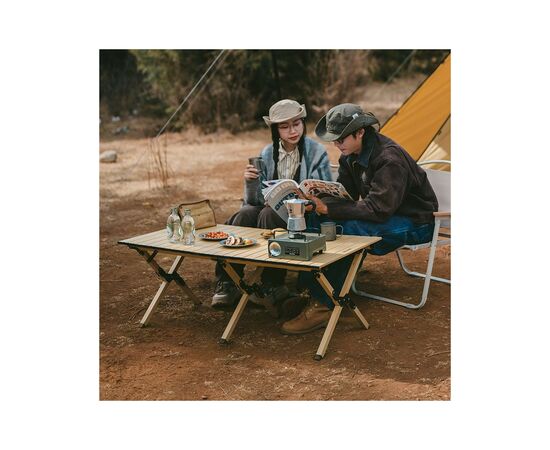 Туристичний стіл Naturehike CNK2300JU010 розмір S алюміній бежевий (6976023926938), зображення 2 Туристичний стіл Naturehike CNK2300JU010 розмір S алюміній бежевий (6976023926938), зображення 2
