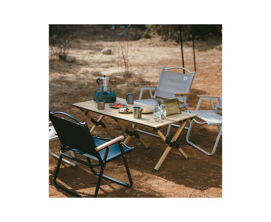 Туристичний стіл Naturehike CNK2300JU010 розмір S алюміній бежевий (6976023926938), зображення 6 Туристичний стіл Naturehike CNK2300JU010 розмір S алюміній бежевий (6976023926938), зображення 6