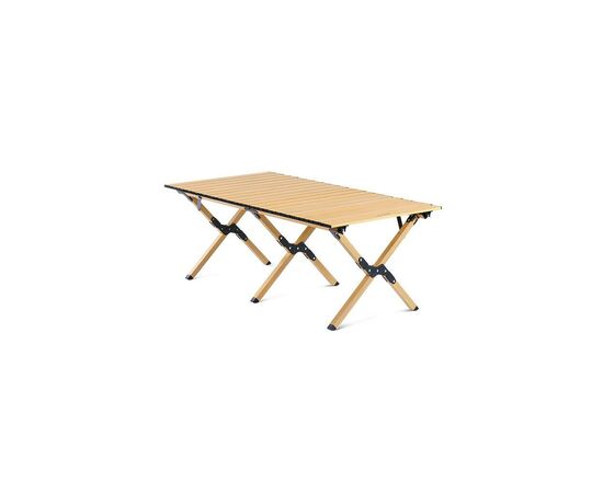 Туристический стол Naturehike CNK2300JU010 розмір S алюміній бежевий (6976023926938)