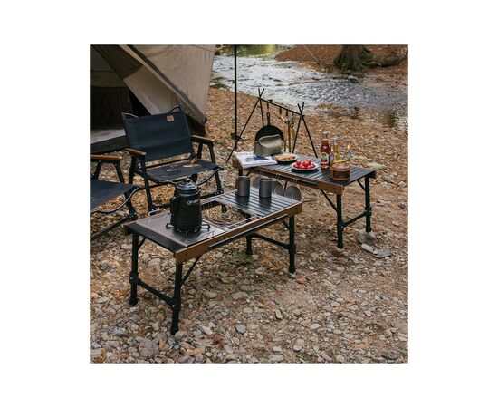 Туристический стол Naturehike комбінований NH21JU011 алюміній / бук (6927595797808), изображение 2