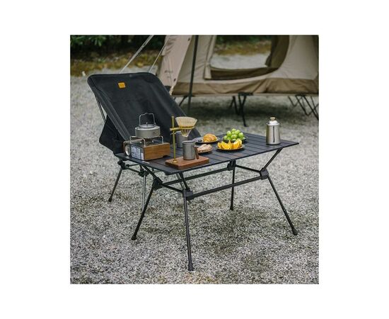 Туристичний стіл Naturehike полегшений CNH22JU037 алюміній чорний (6927595712474), зображення 3 Туристичний стіл Naturehike полегшений CNH22JU037 алюміній чорний (6927595712474), зображення 3