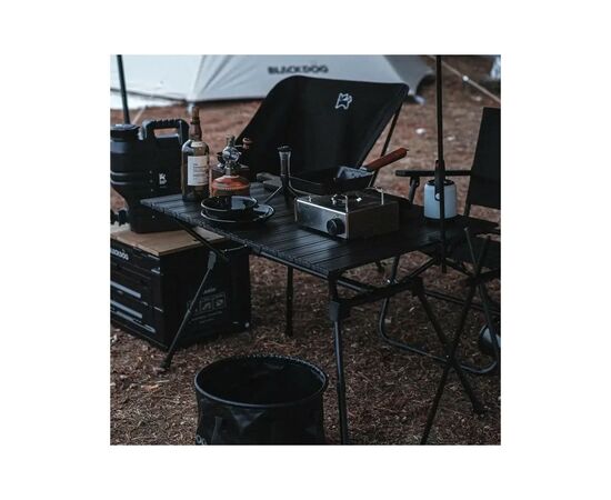 Туристичний стіл Naturehike полегшений CNH22JU037 алюміній чорний (6927595712474), зображення 5 Туристичний стіл Naturehike полегшений CNH22JU037 алюміній чорний (6927595712474), зображення 5