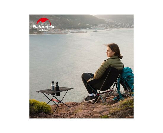 Туристический стол Naturehike полегшений NH19Z027-Z сітка/ карбон чорний (6976023920400), изображение 3 Туристический стол Naturehike полегшений NH19Z027-Z сітка/ карбон чорний (6976023920400), изображение 3