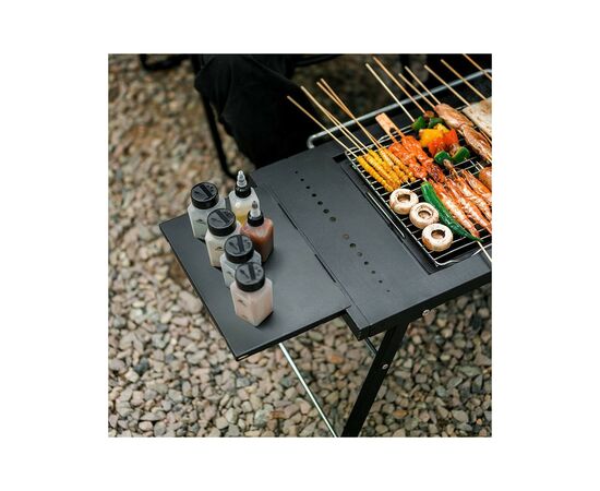 Туристический стол Naturehike для барбекю сталевий CNK2300CW014 чорний (6976023923289), изображение 4 Туристический стол Naturehike для барбекю сталевий CNK2300CW014 чорний (6976023923289), изображение 4
