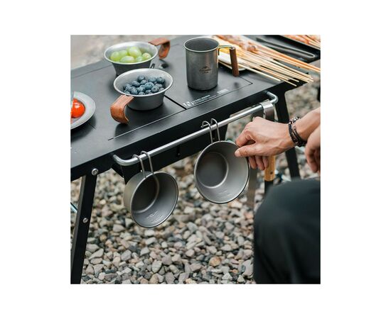 Туристический стол Naturehike для барбекю сталевий CNK2300CW014 чорний (6976023923289), изображение 7 Туристический стол Naturehike для барбекю сталевий CNK2300CW014 чорний (6976023923289), изображение 7