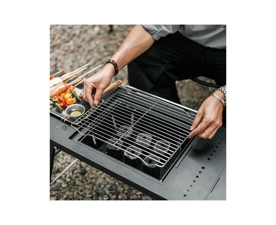 Туристический стол Naturehike для барбекю сталевий CNK2300CW014 чорний (6976023923289), изображение 9 Туристический стол Naturehike для барбекю сталевий CNK2300CW014 чорний (6976023923289), изображение 9