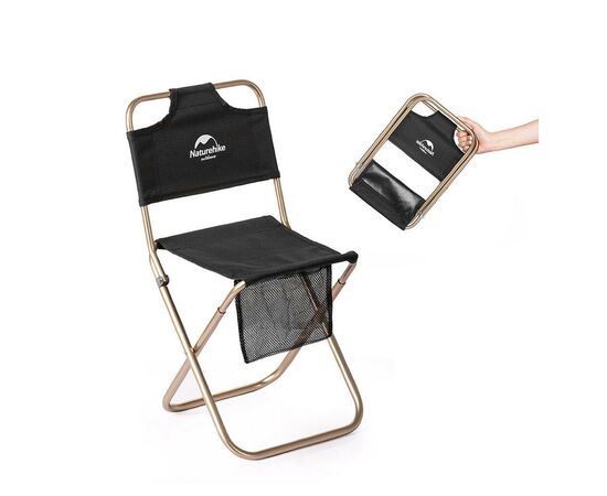 Стул складной Naturehike MZ01 NH18M001-Z чорний (6927595733806), изображение 2 Стул складной Naturehike MZ01 NH18M001-Z чорний (6927595733806), изображение 2