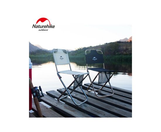 Стул складной Naturehike MZ01 NH18M001-Z чорний (6927595733806), изображение 8 Стул складной Naturehike MZ01 NH18M001-Z чорний (6927595733806), изображение 8