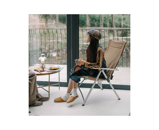 Крісло складане Naturehike CNH22JU059 алюміній коричневe (6975641886969), зображення 5 Крісло складане Naturehike CNH22JU059 алюміній коричневe (6975641886969), зображення 5