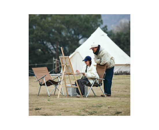 Крісло складане Naturehike CNH22JU059 алюміній коричневe (6975641886969), зображення 8 Крісло складане Naturehike CNH22JU059 алюміній коричневe (6975641886969), зображення 8