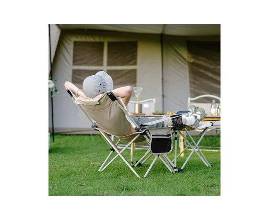Кресло складное Naturehike CNK2300JJ012 алюміній бежевий (6976023922916), изображение 7 Кресло складное Naturehike CNK2300JJ012 алюміній бежевий (6976023922916), изображение 7