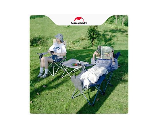 Кресло складное Naturehike CNK2300JJ012 алюміній чорний (6976023922909), изображение 5 Кресло складное Naturehike CNK2300JJ012 алюміній чорний (6976023922909), изображение 5