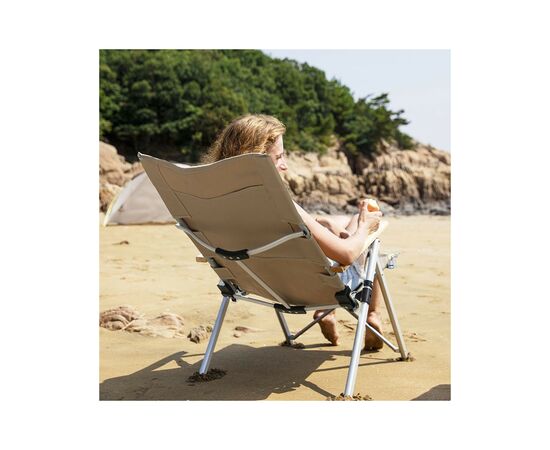 Крісло складане Naturehike NH17T003-Y алюміній бежевий (6927595749739), зображення 5 Крісло складане Naturehike NH17T003-Y алюміній бежевий (6927595749739), зображення 5
