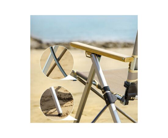 Крісло складане Naturehike NH17T003-Y алюміній бежевий (6927595749739), зображення 7 Крісло складане Naturehike NH17T003-Y алюміній бежевий (6927595749739), зображення 7