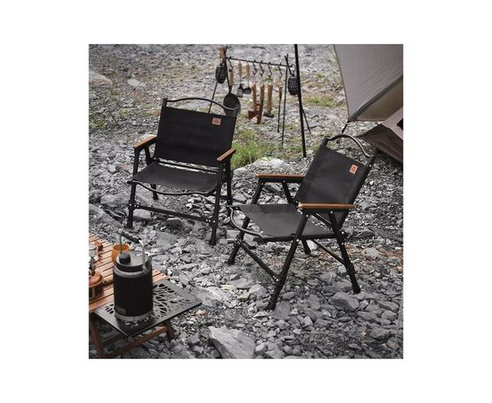 Кресло складное Naturehike NH21JJ002 великий алюміній чорний (6975641888420), изображение 2 Кресло складное Naturehike NH21JJ002 великий алюміній чорний (6975641888420), изображение 2