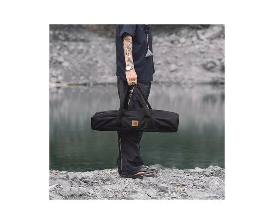 Кресло складное Naturehike NH21JJ002 великий алюміній чорний (6975641888420), изображение 3 Кресло складное Naturehike NH21JJ002 великий алюміній чорний (6975641888420), изображение 3