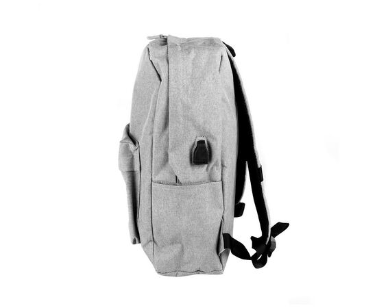 Рюкзак для ноутбука ColorWay 15.6" Casual Grey (CW-BPC156-GR), изображение 4 Рюкзак для ноутбука ColorWay 15.6" Casual Grey (CW-BPC156-GR), изображение 4