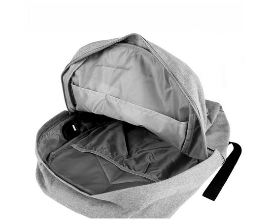 Рюкзак для ноутбука ColorWay 15.6" Casual Grey (CW-BPC156-GR), изображение 8 Рюкзак для ноутбука ColorWay 15.6" Casual Grey (CW-BPC156-GR), изображение 8