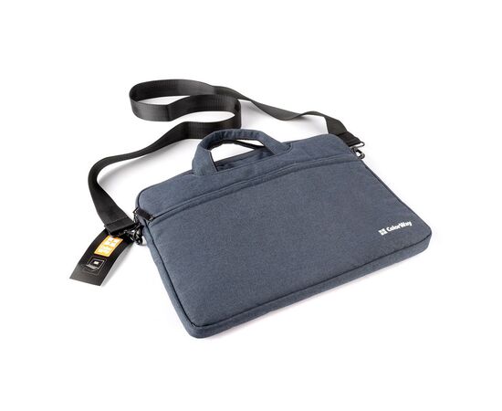 Сумка для ноутбука ColorWay 13.3" Casual Navy (CW-LBC133-NV), изображение 4 Сумка для ноутбука ColorWay 13.3" Casual Navy (CW-LBC133-NV), изображение 4