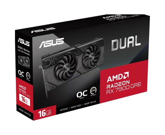 Видеокарта ASUS Radeon RX 7900 16Gb GRE DUAL OC (DUAL-RX7900GRE-O16G), изображение 12 Видеокарта ASUS Radeon RX 7900 16Gb GRE DUAL OC (DUAL-RX7900GRE-O16G), изображение 12