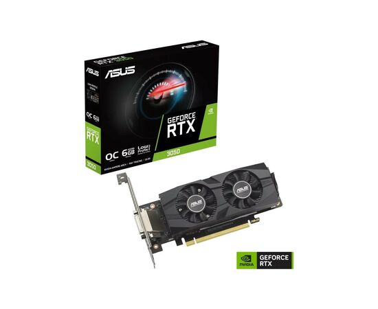 Видеокарта ASUS GeForce RTX3050 6Gb OC LP BRK (RTX3050-O6G-LP-BRK), изображение 7 Видеокарта ASUS GeForce RTX3050 6Gb OC LP BRK (RTX3050-O6G-LP-BRK), изображение 7