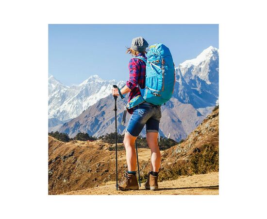 Треккинговые палки Naturehike ST07 NH18D010-Z 115-135 см блакитна 1 шт (6927595748510), изображение 5 Треккинговые палки Naturehike ST07 NH18D010-Z 115-135 см блакитна 1 шт (6927595748510), изображение 5