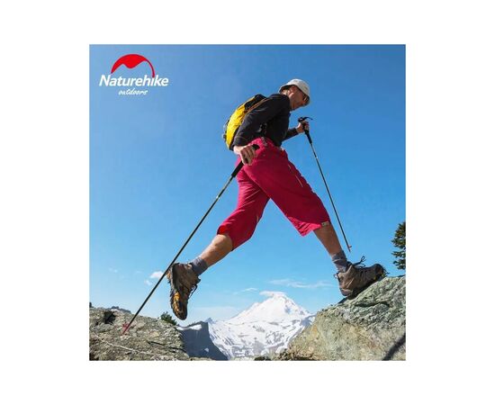 Треккинговые палки Naturehike ST08 NH18D020-Z 110 см бордова 1 шт (6927595748527), изображение 5 Треккинговые палки Naturehike ST08 NH18D020-Z 110 см бордова 1 шт (6927595748527), изображение 5