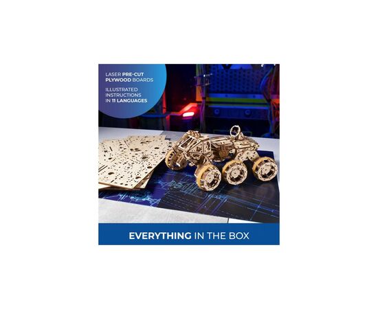 Конструктор Ugears механический Пилотируемый марсоход (70206), изображение 2 Конструктор Ugears механический Пилотируемый марсоход (70206), изображение 2