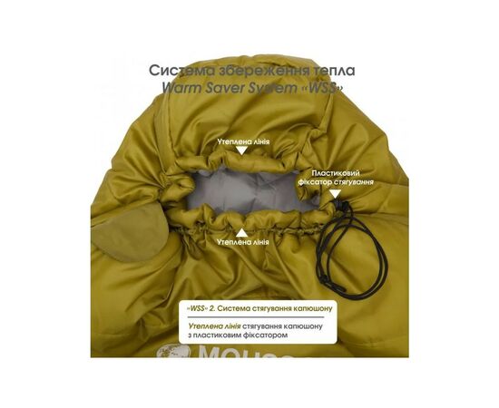 Спальный мешок Mousson PLATO L Olive (9043), изображение 6 Спальный мешок Mousson PLATO L Olive (9043), изображение 6