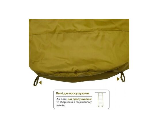 Спальный мешок Mousson PLATO L Olive (9043), изображение 8 Спальный мешок Mousson PLATO L Olive (9043), изображение 8