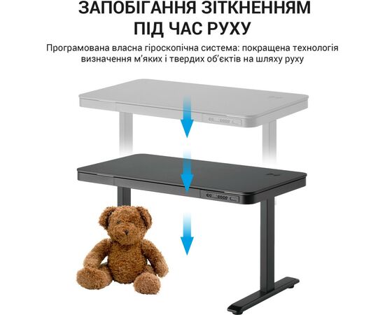 Компьютерный стол OfficePro ODE111B, изображение 11 Компьютерный стол OfficePro ODE111B, изображение 11